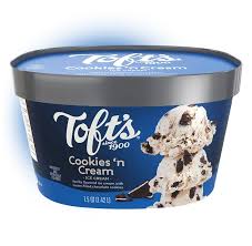 Tofts Cookies And Cream 1/2 Gal