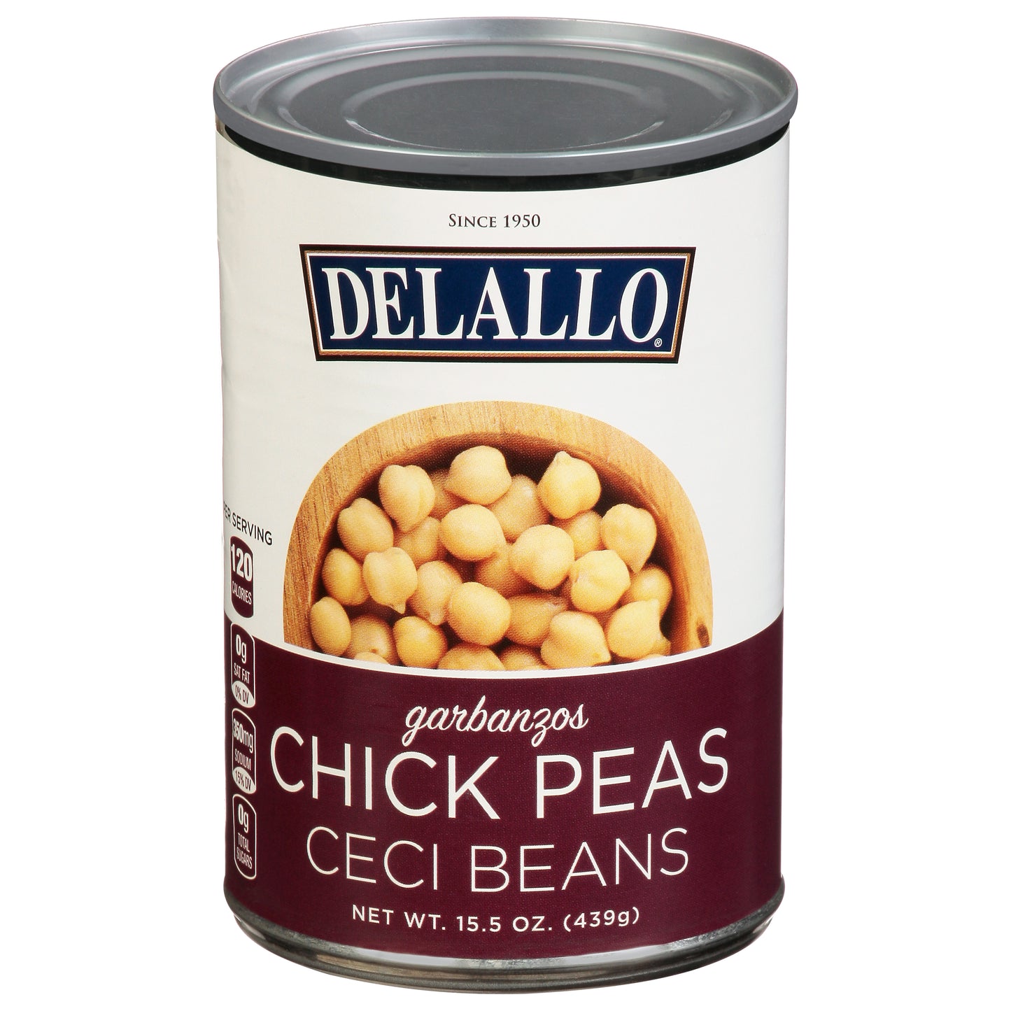 Delallo Garbanzos Chick Peas 15.5 oz