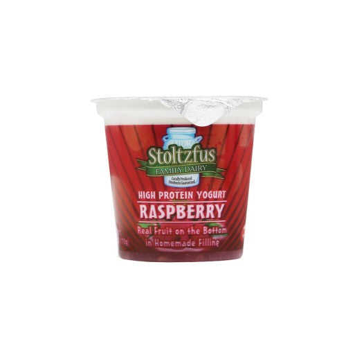 Stoltzfus Raspberry Yogurt 6 oz