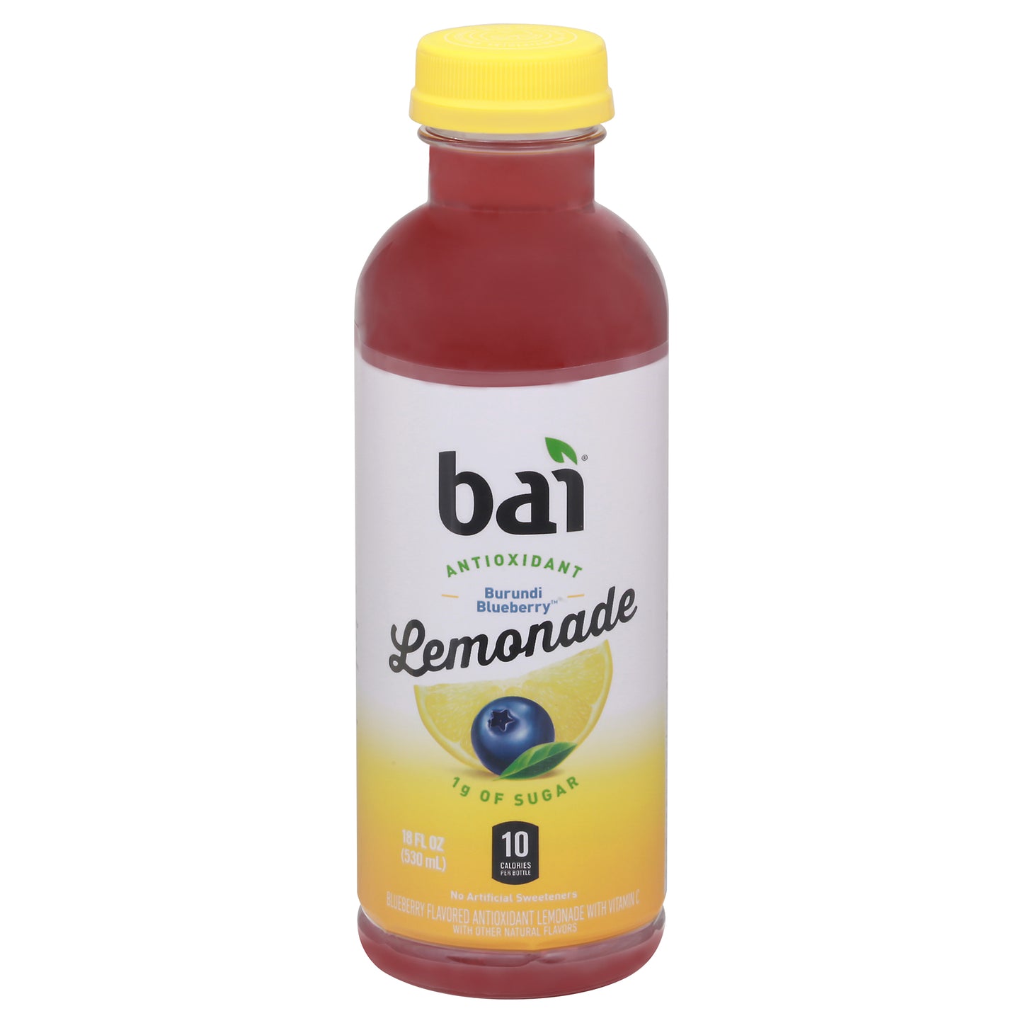 Bai Antioxidant Burundi Blueberry Lemonade 18 fl oz Bottle