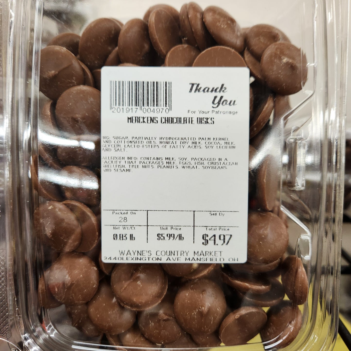 Merckens Chocolate Disks