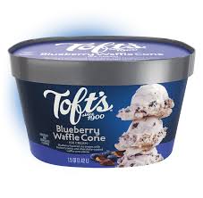 Tofts Blueberry Waffle Cone Ice
