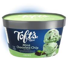Tofts Mint Choc. Chip 1/2 Gal