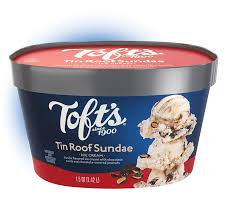 Tofts Tin Roof Sundae 1/2 Gal