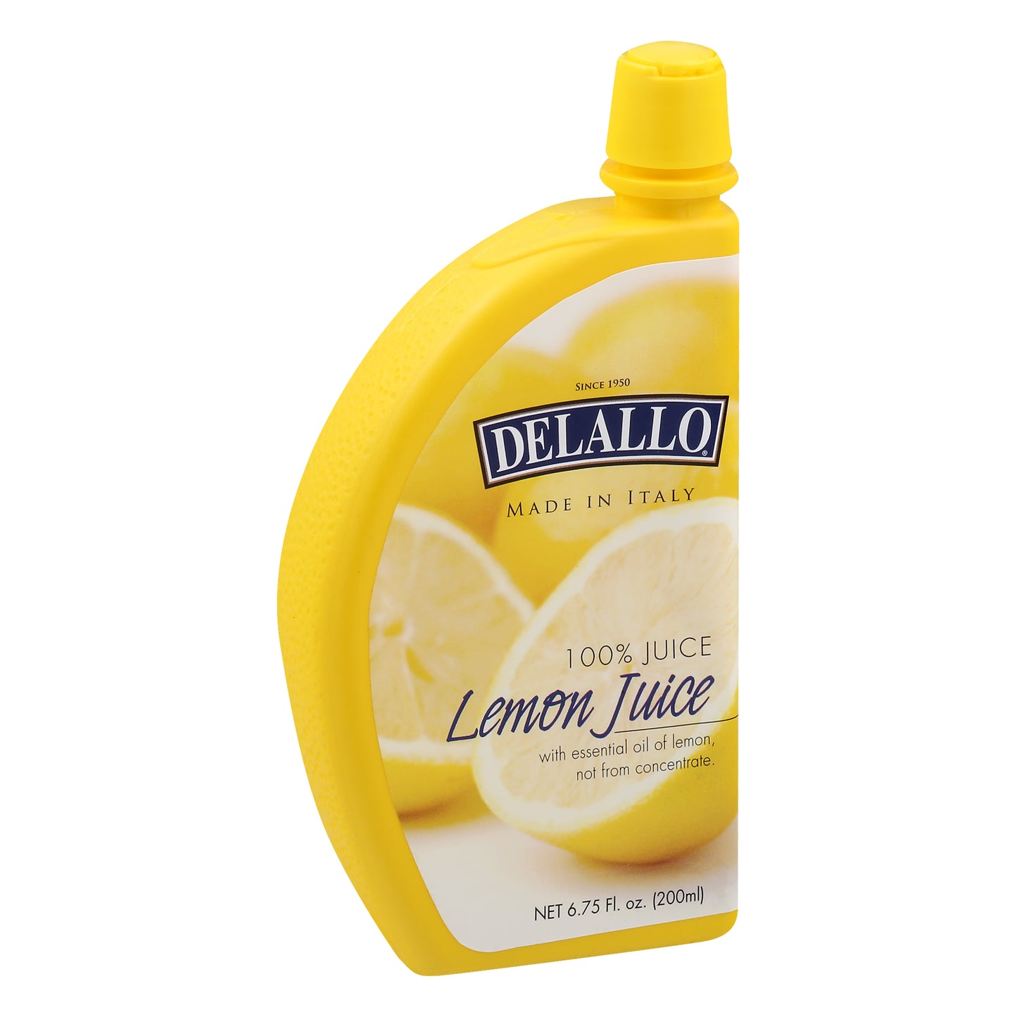 Delallo Lemon 100% Juice 6.75 oz