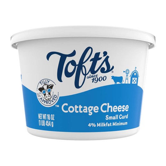 Toft's Cottage Cheese Small Curd 16oz