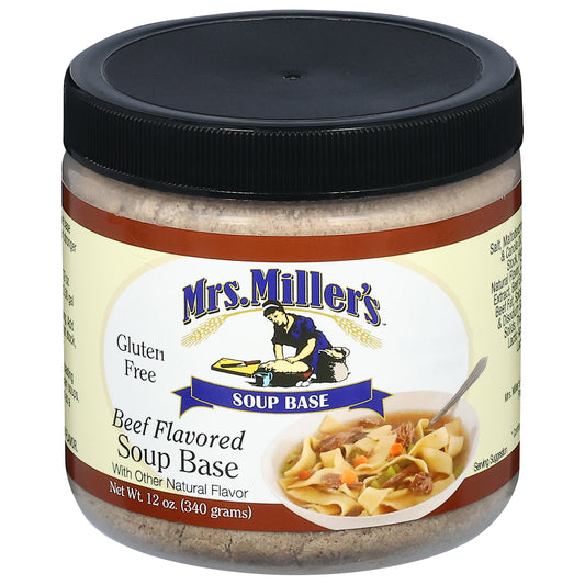 Mrs. Miller's Beef Flavored Soup Base 12 oz