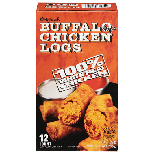 Finger Food Products Buffalo Style Original Chicken Logs 12 ea