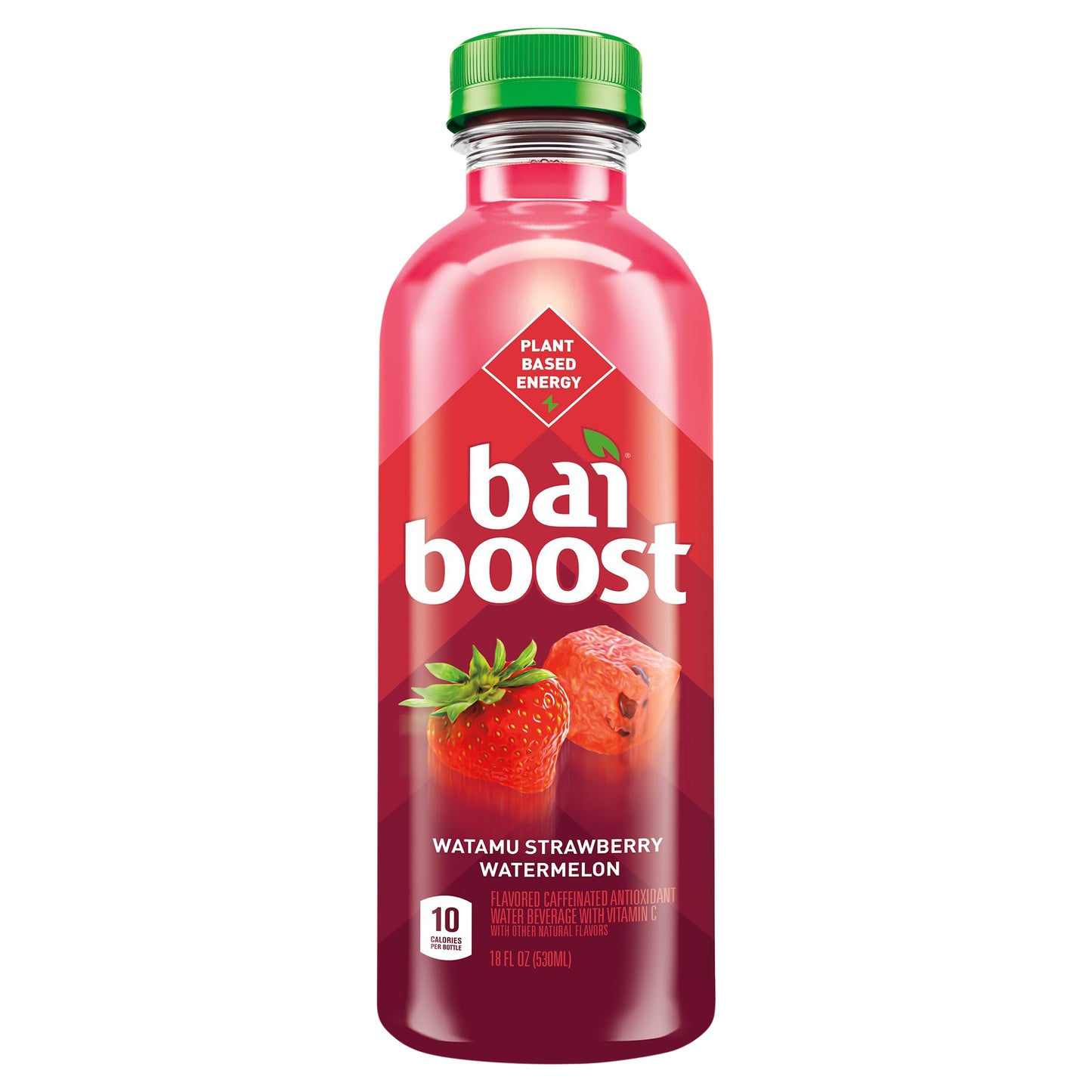 Bai Boost Watamu Strawberry Watermelon, Antioxidant Infused Beverage, 18 fl oz bottle