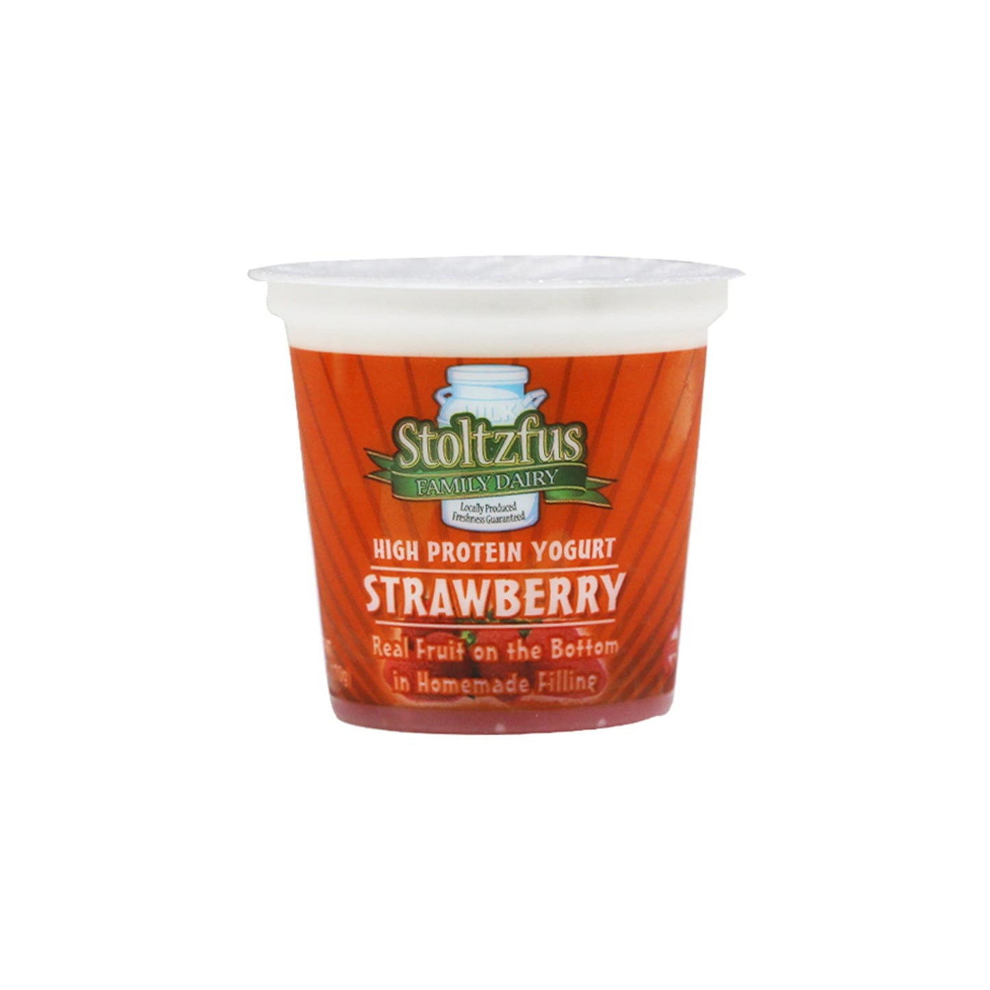 Stoltzfus Dairy Strawberry Yogurt