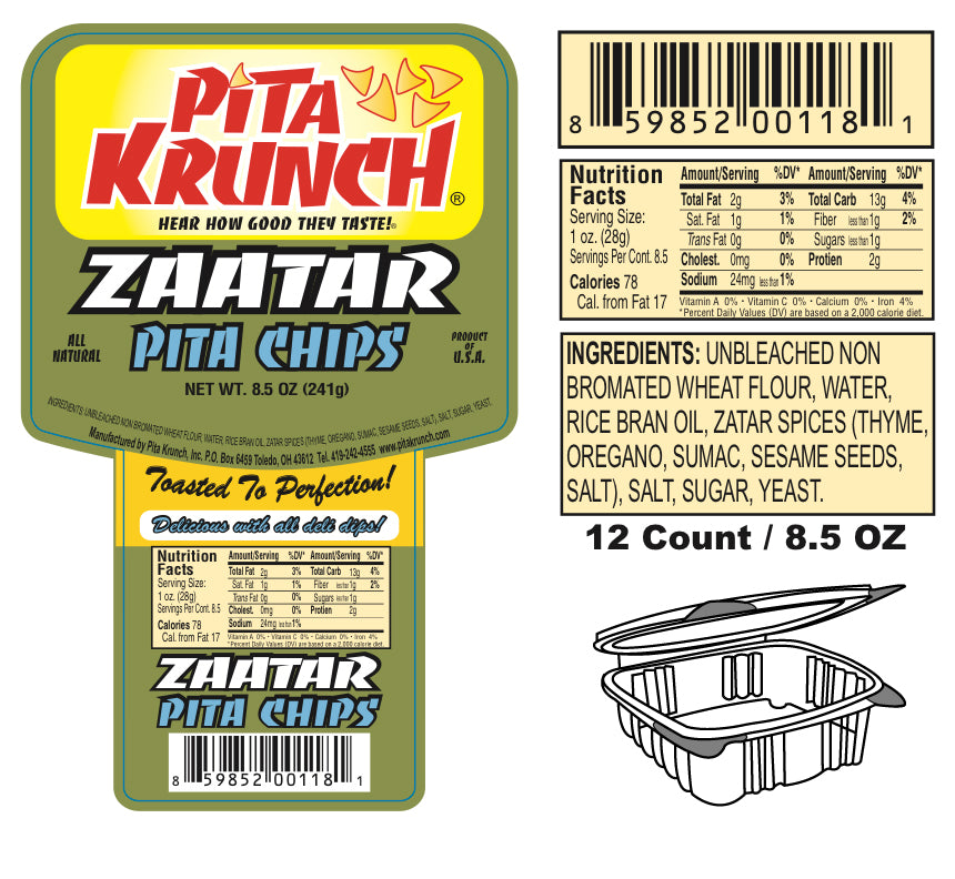 Pita Krunch Zaatar 8 oz