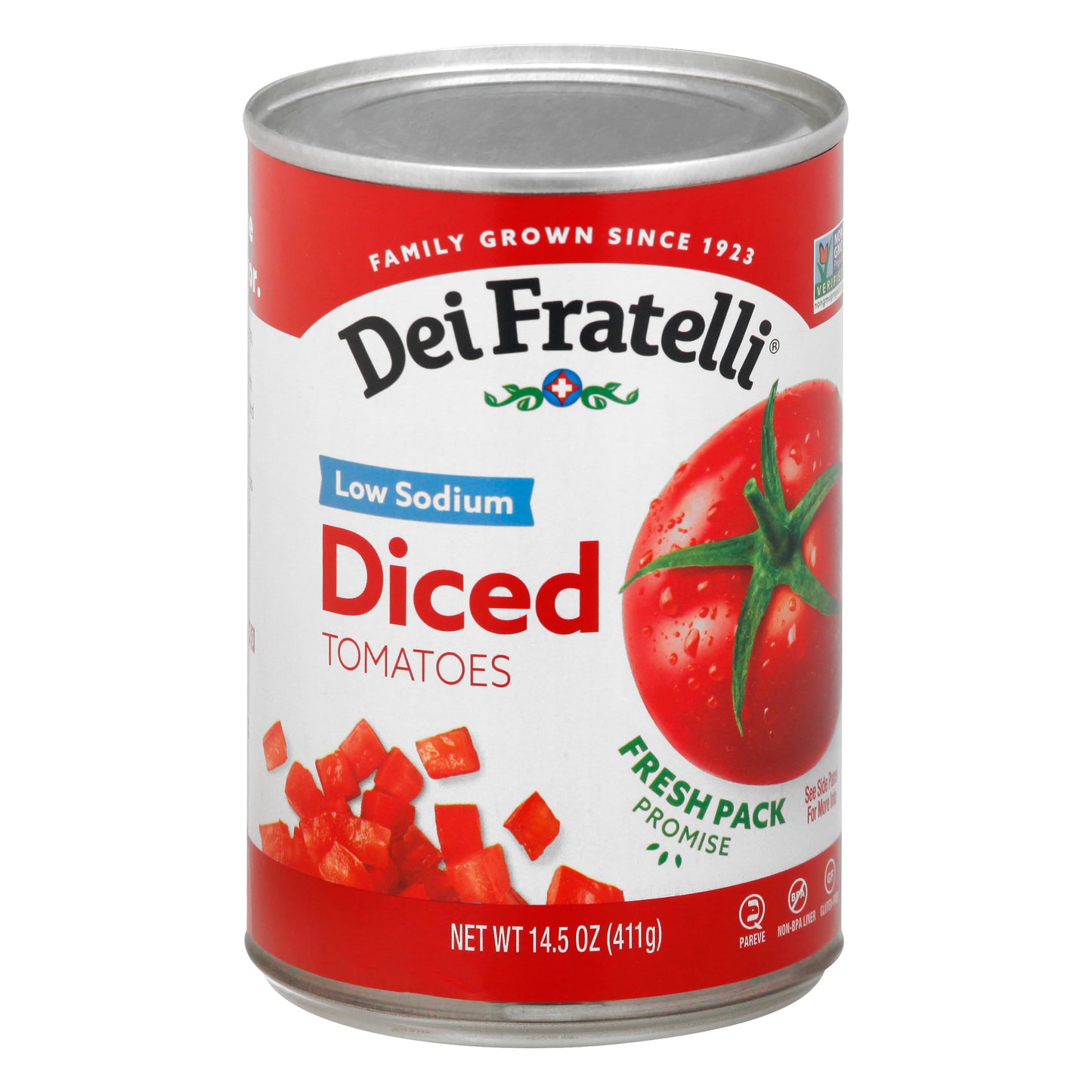 Dei Fratelli Low Sodium Diced Tomatoes 14.5 oz
