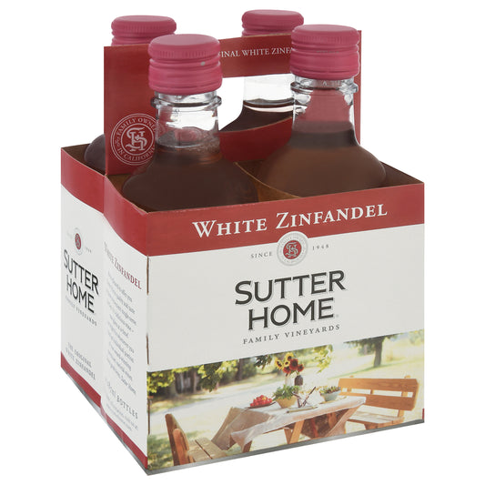 Sutter Home White Zinfandel 187 ml Bottles
